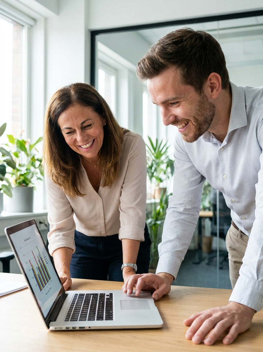 Team using client portal